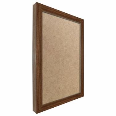 Imagem de Moldura Lisa Revestida para Quadros e Fotos com Fundo Mdf - 2x2 Cor:MARROM;Tamanho:50X75 CM