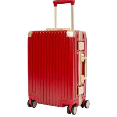 Imagem de Mala  rigida para viagem tamanho 39X26,7X55CM.  material  ABS - vermel