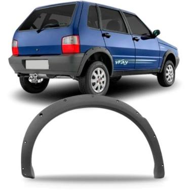 Imagem de Alargador Vão Roda Traseiro Uno Way 2004 a 2010 Cinza  - KJ, Direito