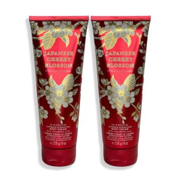 Imagem de Creme corporal Bath & Body Works Japanese Cherry Blossom 240 ml x2