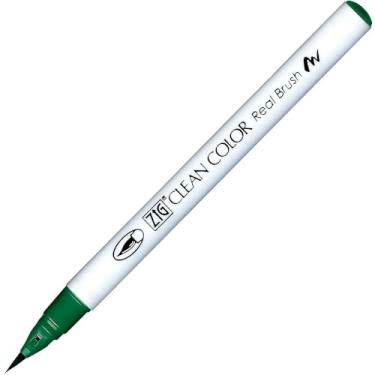 Imagem de CANETA ZIG PEN REAL BRUSH FOREST GREEN RB 6000AT 414