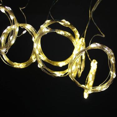 Imagem de Pisca Led Cortina Fio Fada Usb 200L 3X2M 8 Modos