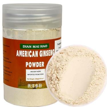 Imagem de DIAN MAI HAO Pó de ginseng americano de 250 g/8,81 oz em pó de ginseng americano puro em pó de ginseng americano enlatado