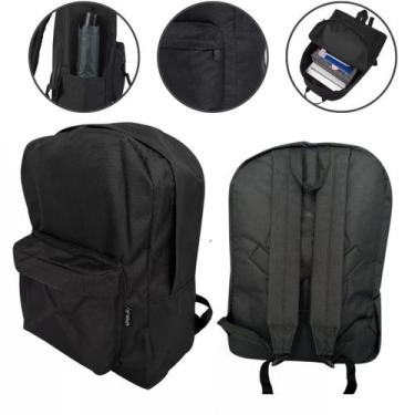 Imagem de Mochila Preta Executiva Notebook Escolar Casual Passeio - Rocie