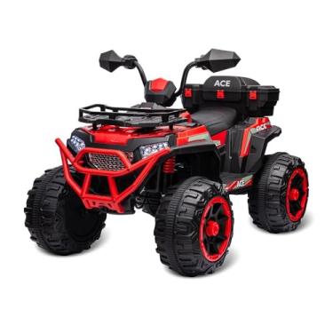 Imagem de Super ATV Com Bau (Vermelho) Elétrico 12V Bandeirante