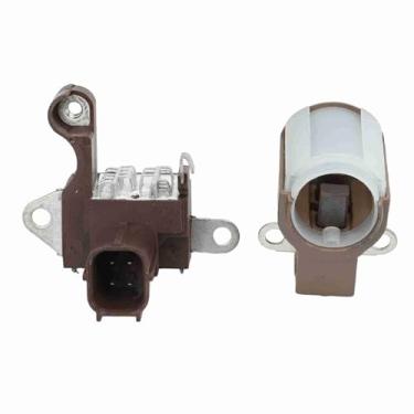 Imagem de Kit de suporte de escova regulador de tensão do alternador, 104210-5910 Kit de reparo de alternador forte confiável profissional de alta precisão para carro