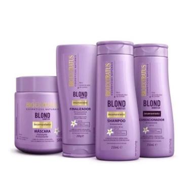 Imagem de Kit Linha Blond Cabelos Loiros Bio Extratus 250ml