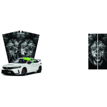 Imagem de Adesivo Personalizado Para Coluna Porta Carro Decorativo 253 - Resitan