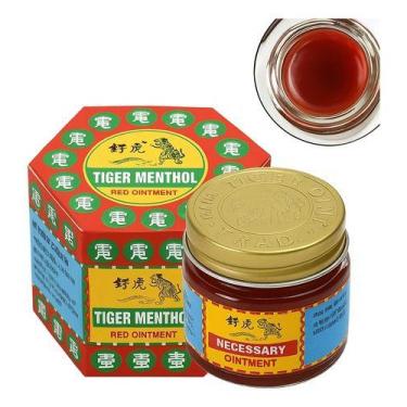 Imagem de Pomaga Tigre Tiger Menthol Vermelho Alivio Dores Original