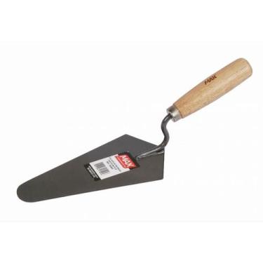 Imagem de Colher de Pedreiro Canto Reto 6 - REF:750650 - MAX FERRAMENTAS, 8''