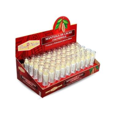 Imagem de Display Protetor Labial Manteiga de Cacau e Própolis 50 un - Flora Nec