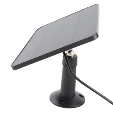 Imagem de Carregador de Câmera de Painel Solar 10W Campainha de Vídeo Carregador de Painel Solar IP66 Painel Solar à Prova D'água para Campainha 2K Câmera Campainha 3 Externa (CSP4W-O-B)