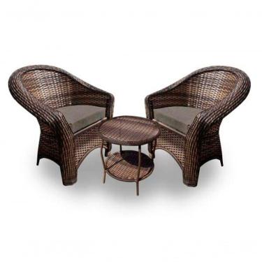 Imagem de Conjunto De Poltronas 2 Poltronas + 1 Mesa Centro Duna Fendi