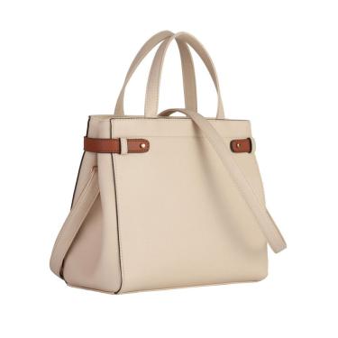 Imagem de Bolsa Feminina Transversal De Mão Com Alça Social Creme