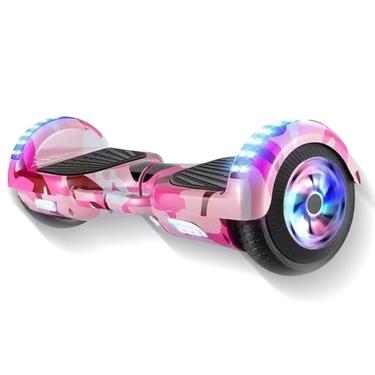 Imagem de Hoverboard Overboard Skate Elétrico Led Rosa Camuflado Nº15