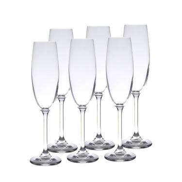 Imagem de Conjunto 6 Taças Cristal Champanhe Bohemia 6 Unid.
