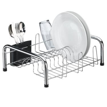 Imagem de Escorredor De Louças Para 13 Pratos Utimil Em Aço Cromado
