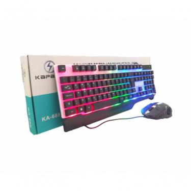 Imagem de Kit Teclado E Mouse Rgb Ka-688
