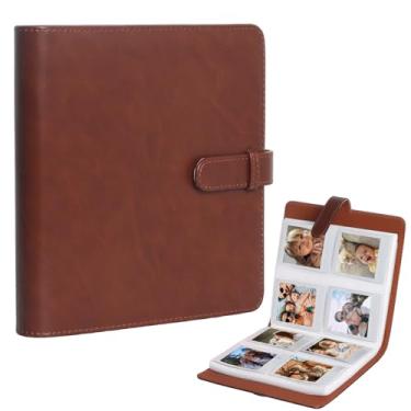 Imagem de WOGOZAN Álbum Com 288 Bolsos Para Câmera Fotográfica Fujifilm Instax Square Film Sq40 Sq1 Sq6 Sq10 Sq20 Sp-3 Instant 2,9X3,4" (Marrom)