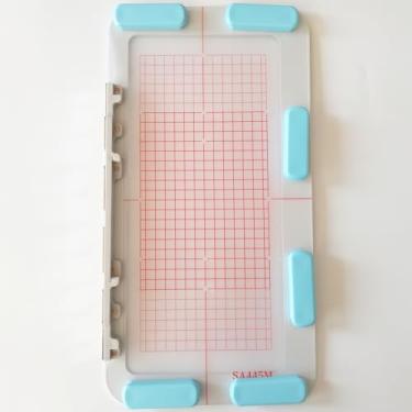 Imagem de HONEYSEW Bastidor Magnético De Metal 5" X 12" (Sa445) Para Máquina Bordar Brother/Babyock Pe 800 700 Pc-8500 Se1900 Innov-Ís 1250D Ns2850D 1000 1200 (Com 6 Peças Ímãs Fortes)