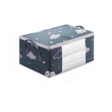 Imagem de Caixa Organizadora Flexível para Closet - Ideal para Roupas, Casacos e Cobertores - Compatível com Armários e Guarda-Roupas