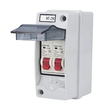 Imagem de IP65 2 WAY FL RETARD MCB C Caso DE DISTRIBUIÇÃO DO TIPO PARA UTILIDADE AO ANTERAÇÃO 6A 32A | Caso DE Distribuição PARA Uso Externo | Caixa DE Distribuição Plástica Transparente