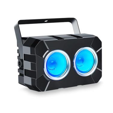 Imagem de Telbum Stage Par Lights 120W Led Wash Light Rgbw 4 Em 1 Cob Lighting Controle Dmx Dj Sound Activated Uplights Para Eventos Festas De Casamento Concerto Igreja Teatro Clube Bar