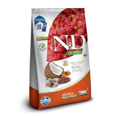 Imagem de N&D Quinoa Pele e Pelo para Gatos Adultos de Todas as Raças Sabor Peixe 1,5Kg
