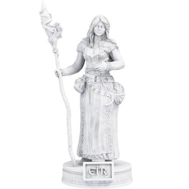 Imagem de Estátua Imagem Deusa Eir Mitologia Nórdica (Cor Mármore)