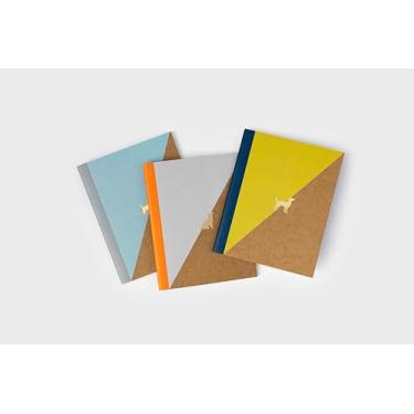 Imagem de Suck UK Conjunto de caderno de bolso – Portátil forrado, grade e pontos, notas práticas e compactas, papel reciclado, escola, escritório e viagens, conjunto de presente exclusivo para amantes de cães