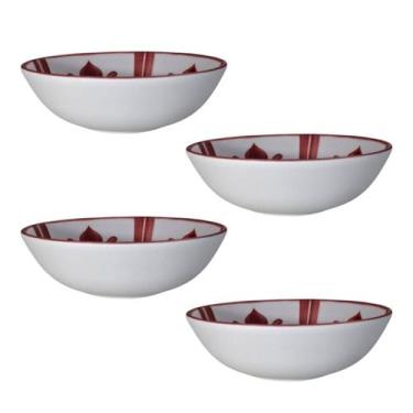 Imagem de Conjunto Melamina Plástico Não Quebra 690ml 4 Peças De Bowls - Florart