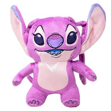 Imagem de Buckle-Down Disney Dog Toy, Lilo e Stitch Angel sorrindo, corpo inteiro, pose em pé, brinquedo de pelúcia