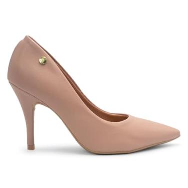 Imagem de Scarpin Vizzano Pelica Fosco Salto Alto Feminino - Nude - 37