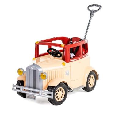 Imagem de Carrinho Andador de Passeio ou Pedal Infantil Com Haste Empurradora Calhambek - Calesita Bege