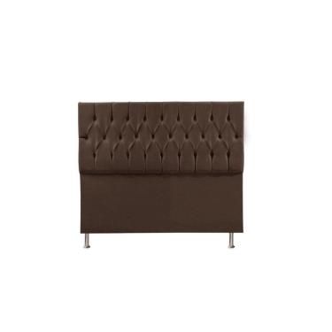 Imagem de Cabeceira Madrid 1,60 Cm Para Cama Box Queen Suede Marrom