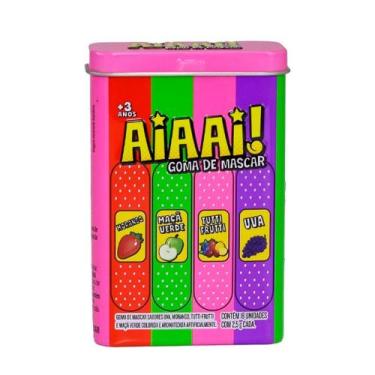 Imagem de Goma de Mascar Aiaai Kids Zone com 18 Unidades de 2,5g cada