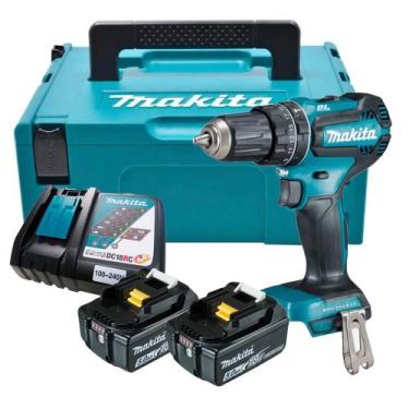 Imagem de Furadeira Paraf Bateria 18V DHP485Z 2 x 5Ah Makita C/ Maleta