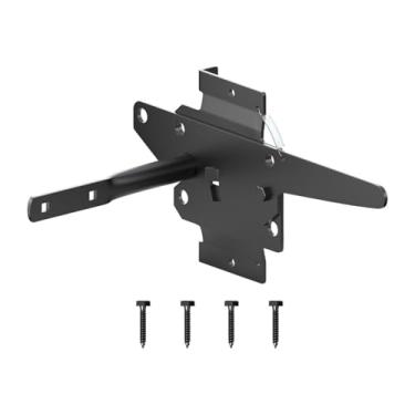 Imagem de IEUDNS Trava de portão com mola de montagem em poste, trava de portão de cerca de gramado, de porta para portões de piscina, quintal externo, cerca, Style C