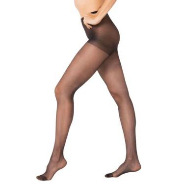 Imagem de Meia Calça Clássica Adherence Fio 15 Preto EG - Trifil