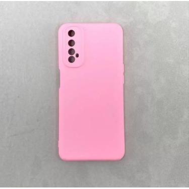 Imagem de Capa Capinha Case  Realme 7 Silicone Aveludada Protege Câmera Colorida