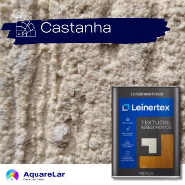 Imagem de RÚSTICO (GRAFIATO) TEXTUCRIL LEINERTEX 23Kg, CASTANHA
