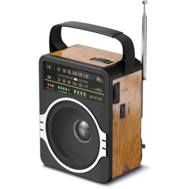 Imagem de Rádio FM AM portátil JEUJUG Bluetooth 5.0 5W Alto-falante