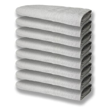 Imagem de 8 Toalhas Grande Super Felpudas E Grossa 80x150 Branco