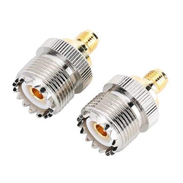 Imagem de YOUTHINK 2pcs Conector Feminino UHF Acidentado para Adaptador de 50 Ohm para Transmissão de Sinal Estável Adequada para o Equipamento de LAN Sem Fio Material de Latão