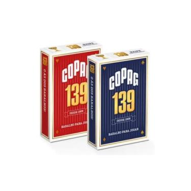 Imagem de Baralho Copag 139 Naipe Convencional c/55 cartas - kit com 2 baralhos