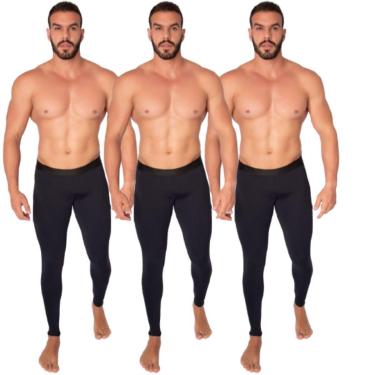 Imagem de Kit 3 Calças Térmica Poliester Bella Fiore Proteção UV Masculina-Masculino