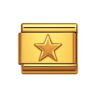 Imagem de Charm em Aço Para Pulseira Italiana Cruz Borboleta Estrela - Lojas La+