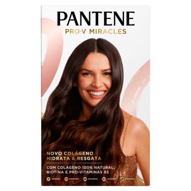 Imagem de Kit Shampoo Pantene Colágeno Hidrata e Resgata 300ml + Condicionador 150ml