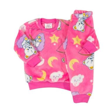Imagem de Conjunto Fleece Bebê Peluciado Inverno Quentinho Infantil - Fofotinhos