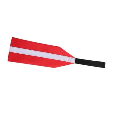 Imagem de UGPLM Bandeira de advertência para caiaque, acessório portátil de alta visibilidade para caiaque, faixa refletiva para caminhões, canoas e acessórios
